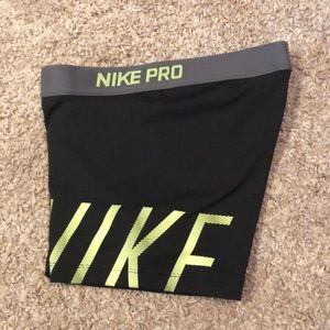Women’s Nike Pro Dri fit compression shorts